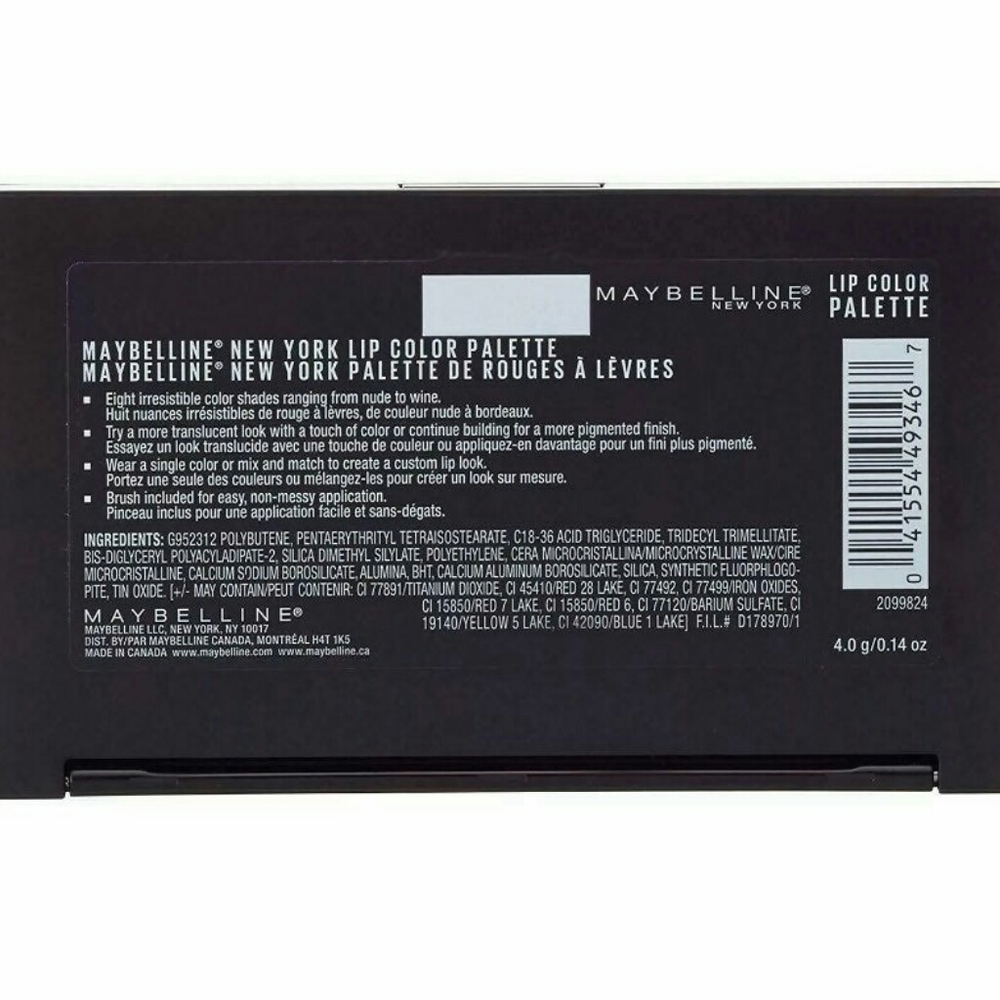 Maybelline New York Lip Studio 8 Lip Color Palette - Picture 4 of 7